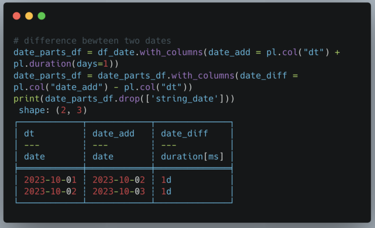 Date and DateTime Manipulation in Polars - Confessions of a Data Guy
